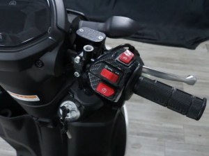 Carbon Fiber Motorcycle Switch High-Quality Waterproof Design Durable for Reliable Use in Various Applications
