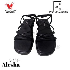 ALESHA Flatform Sandal Wanita Premium / Flatform Sandal Wanita Terlaris / Sandal Wanita Kasual / Sandal Wanita / SMNOFFICIALSTORE