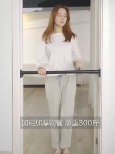 Clothes Rod Carbon steel adjustable heavy-duty pull rod extension rod clothes dryer Retractable