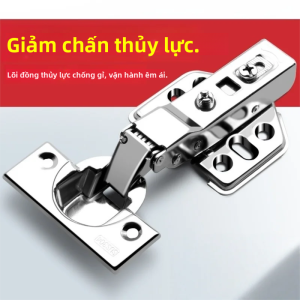 2 Chiếc Bản Lề Cửa Tủ Đóng Êm Thép Cuộn Lạnh Giảm Chấn Thủy Lực Cho Tất Cả Các Đồ Nội Thất Tủ Đóng Êm
