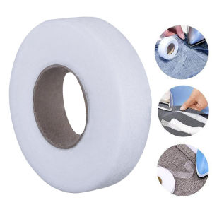 65Yard Fabric Fusing Tape Adhesive Iron on Hem Tape Double-side Interlining For Pants Curtains Clothes Pillow Case DIY Sewing
