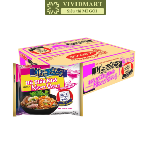 [THÙNG 18-30 GÓI] - ACECOOK - Hủ tiếu Nhịp sống 5 vị: Nam vang Nam vang chay Nam vang khô Bò kho Sườn heo (66-71g/gói)
