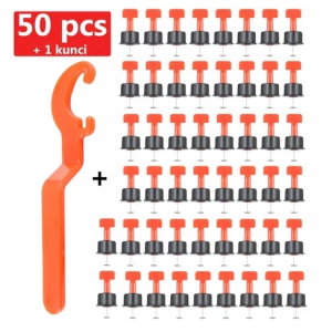 50 Pcs Alat Perata Pasang Keramik Tile Leveling System Dipakai Ulang