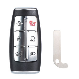 KEYECU Remote Key Shell Case Fob for Hyundai Genesis G70 G80 G90 GV70 GV80 GV90 2019 2020 2021 2022 2023 2024 2025 TQ8-FOB-4F35