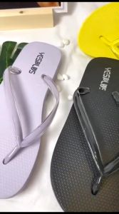 Sandal Jepit Flat Rumah Polos Anti Selip Fashion Import Bahan PCU 1159-1