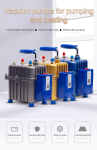 CHUANGCHAO Vacuum Pump 2 in 1 28L for Vacuuming and Pumping Air / Car Air Conditioning Vacuum Pump Air Compressor