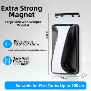 Yee | Magnetic Glass Scrubber Strong Cleaning Tool