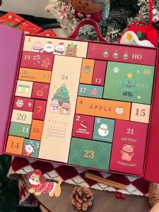 MEIDI | Christmas Advent Calendar Diy Blank Box Creative Gift Leather