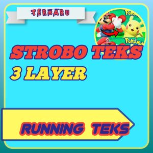 MODUL STROBO TEKS 3 LAYER KOLABORASI(4BARIS X 3LAYER)