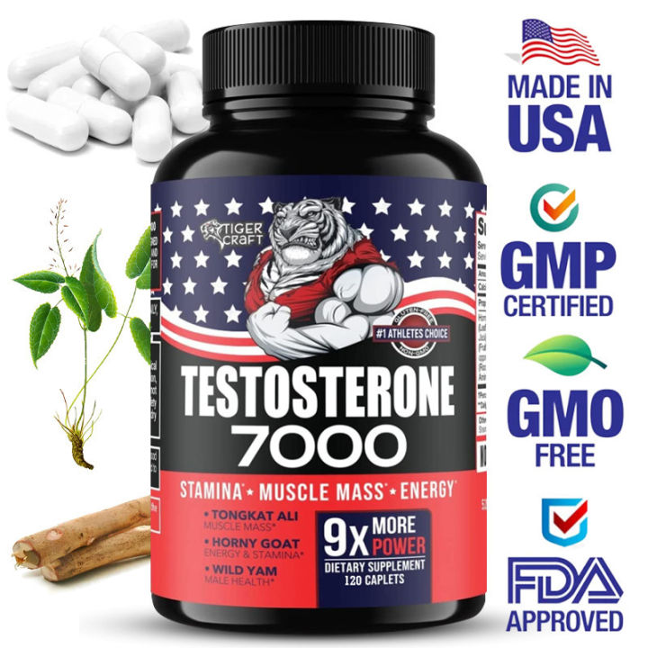 Testosterone Booster มี Horny Goat Weed, Tongkat Ali, Wild Yam เพิ่มมวล ...