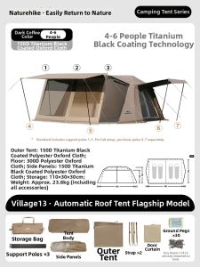 NatureHike | Automatic Portable Outdoor Camping Tent