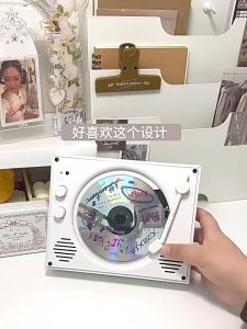 เครื่องเล่นซีดีมัลติฟังก์ชั่นใหม่ USB AUX CD - เครื่องเสียงบลูทูธ รองรับการเล่น