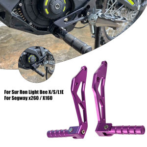 Foldable Rear Footrest Pedal Bracket Replacement Parts For Surron Sur Ron Light Bee X For Segway X160 X260 Motorcycle Parts