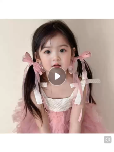 Jepit Pita Rambut anak perempuan Wanita Aksesoris Rambut Fashion Korea Pita Panjang korean style