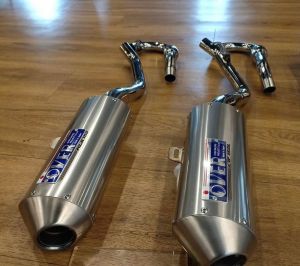 knalpot over racing japan full stenlis untuk motor klx150 crf150l dtracker150 wr155 klx scorpio klx megapro klx tiger full sistem