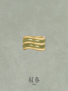 Exclusive Design Stacking Jade Ring