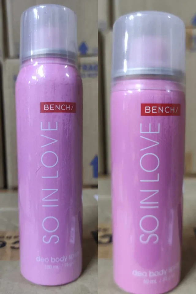 bench body spray SO IN LOVE / TICKLED PINK / BARE MO NOT 100ml