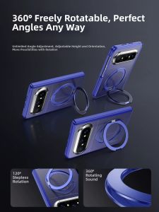 OUXUAN | Foldable Screen Matte Protective Case with Magnetic Bracket