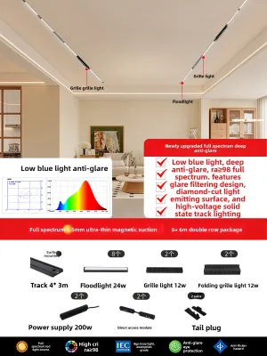 WANLIYANG | Surface Mount Magnetic Linear LED Rail Light