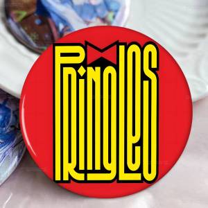 Fashion P-Pringles L-LLC 58mm Handmade Brooch Cartoon Cosplay Badge on Backpack Jewelry Accessories Gifts