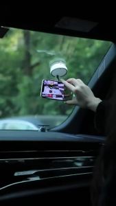 360 °   Giá đỡ điện thoại hút chân không từ tính điều chỉnh giá đỡ điện thoại từ tính rảnh tay cho xe hơi/ phòng tập thể dục/ gương/ ô tô