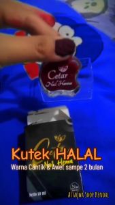 Kutek Cetar Nail Henna Halal BPOM