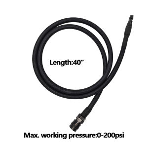 HPA SLP FLEX Air Hose Line with QD 40" Long Low Pressure Max 300psi