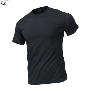 LNGXO Mens Short Sleeve Tee Lightweight Quick Dry Stretch T-Shirt Men Camping Mountaineering Running Fitness Sports T-Shirts