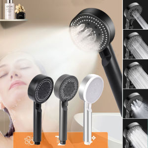Concise, clear, and easy to understand: หัวอาบ 5โหมด ฝักบัว ใช้เมื่อแรงดันสูง ครองน้ำ 3สี สำหรับห้องน้ำ ระดับพรีเมียม