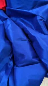 Vải Taffeta Màu Xanh Dương Đậm Trơn Khổ 1m45 - Chất Dày Vừa Phải Mặt Vải Mịn Đứng Form Giãn 2C