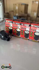 ปลั๊กหุ้มยาง อย่างดีหนา แบบขากลม ทองเหลืองแท้ 3 ขา และ 2 ขา ปลั๊กตัวผู้ ปลั๊กตัวเมีย