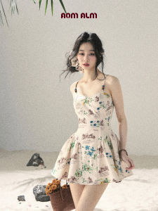 SHAOYEYAN | Váy Mini Slip Phồng Eo Nữ Mùa Hè Đi Biển
