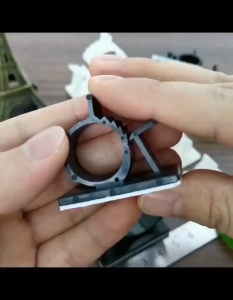 (1 inch)Larger Self-Adhesive Adjustable Cable Clips Cable Management Clamps Cable Organizer Cable Holder Adhesive Cable Organizer Punch-free Cord Holder Durable Strong Cable Wire Management