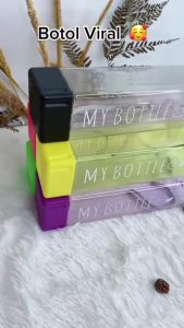 My Bottle Kotak Botol Minum Model Baru Persegi My bottle Transparan Infuser Water