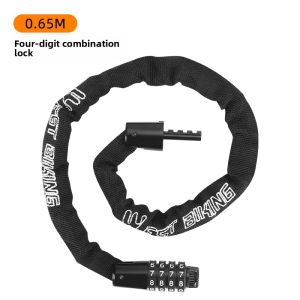 West Biking | Anti-Theft Bike Chain Lock for Electric Scooters Motorcycles and Mountain Bikes