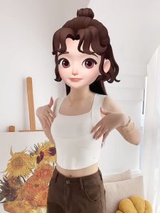 French Style Large Size Fishbone Strap Vest Womens Integrated Bra Autumn Winter Outerwear Big Chest Belt Chest Pad Beautiful Back Shirt