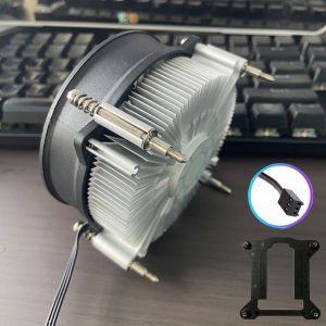 CPU Air-cooled Cooler 4PIN PWM/3PIN Tower PC โปรเซสเซอร์พัดลมระบายความร้อนหม้อน้ําอลูมิเนียมสําหรับ Intel 1150/1151/1155/1156 Ventilador