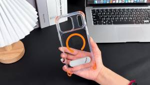 Metal Folding Stand Phone Case For iPhone 18 Pro Max 17 16 Plus 15 14 13 12 17 16e Air For Magsafe Magnetic Cover With Lanyard