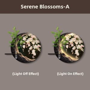 XIANGTUYIN | Sandy Texture Moon Flower Decorative Wall Art