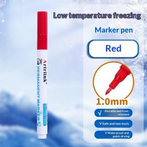 〔L〕1Pcs Waterproof Permanent Oil-Based Marker Quick Dry Low Temperature -25°C Food Storage Label Pen for Freezer