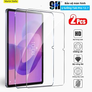 2 Miếng Dán Bảo Vệ Màn Hình Kính Cường Lực Cho Lenovo Idea Tab Pro 12.7 Inch Chống Trầy Xước Cho PDA
