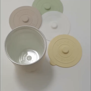 Silicone Cup Lid Glass Drink Cover Lid Dustproof Heat-Resistant Cup Lid Universal Round Mug Sealed Lid