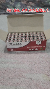 Hộp 40 viên pin tiểu AA VINEXEL 1.5V Super Heavy Duty R6 - Hàng chính hãng