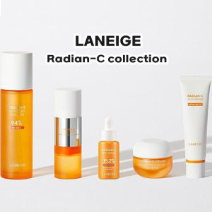 [100% Original] LANEIGE Radian-C Series For All Skin Types (Cream | Advanced Effector | Sun Cream | Spot Serum | Essence) Pure Vitamin C for Spot Correction and Brightening