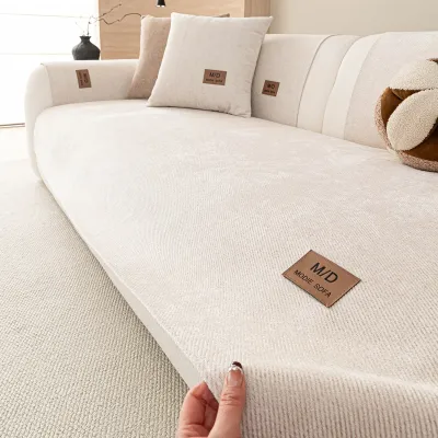 Áo Phủ Ghế Sofa Chất Liệu Vải Tuýt Chenille Nhuộm Sợi Đa Năng Chống Trơn Trượt Thân Thiện Với Thú Cưng Dùng Được Quanh Năm Nhãn Hiệu PU Chắc Chắn