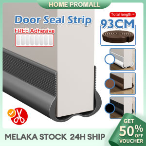 93cm Door Bottom Sealing Strip Soundproof Dust Blocker Inserted Sealing Durable PVC Gap Bottom Under Door Seal Strip 门缝条