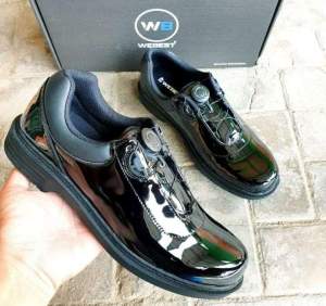 sepatu pdh tali putar webest/sepatu pdh webest tali putar tni polri