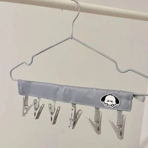 Multifunctional Telescopic Coat Hanger Foldable Hanger Travel & Outdoor Portable Student Dormitory Drying Rack Foldable for Business Trip