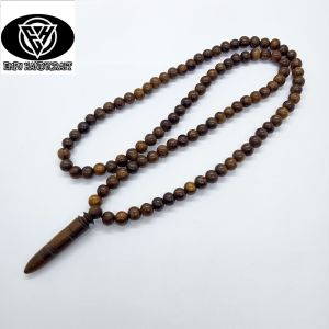 Kalung tasbih kayu gaharu wangi super 8mm