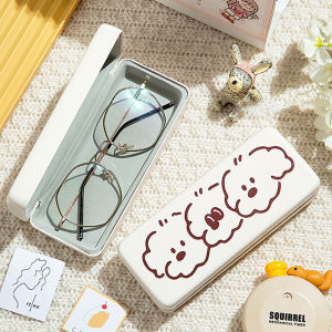 Homenhome Túi đeo mắt bằng da xách tay chống nén và chống rơi hoạt hình dễ thương